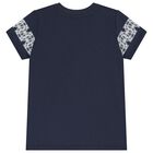 Boys Navy Blue Logo T-Shirt, 2, hi-res