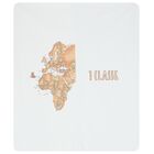 White & Beige Geo Map Baby Blanket, 1, hi-res