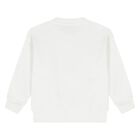 Younger White Teddy Bear Logo Sweatshirt, 1, hi-res