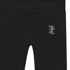 Girls White & Black Crystal Embellished Diamant&eacute; Logo Leggings Set, 1, hi-res