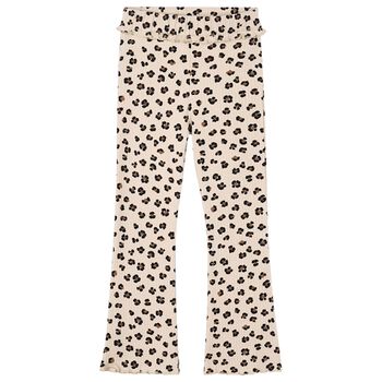 Girls Ivory Flare leggings