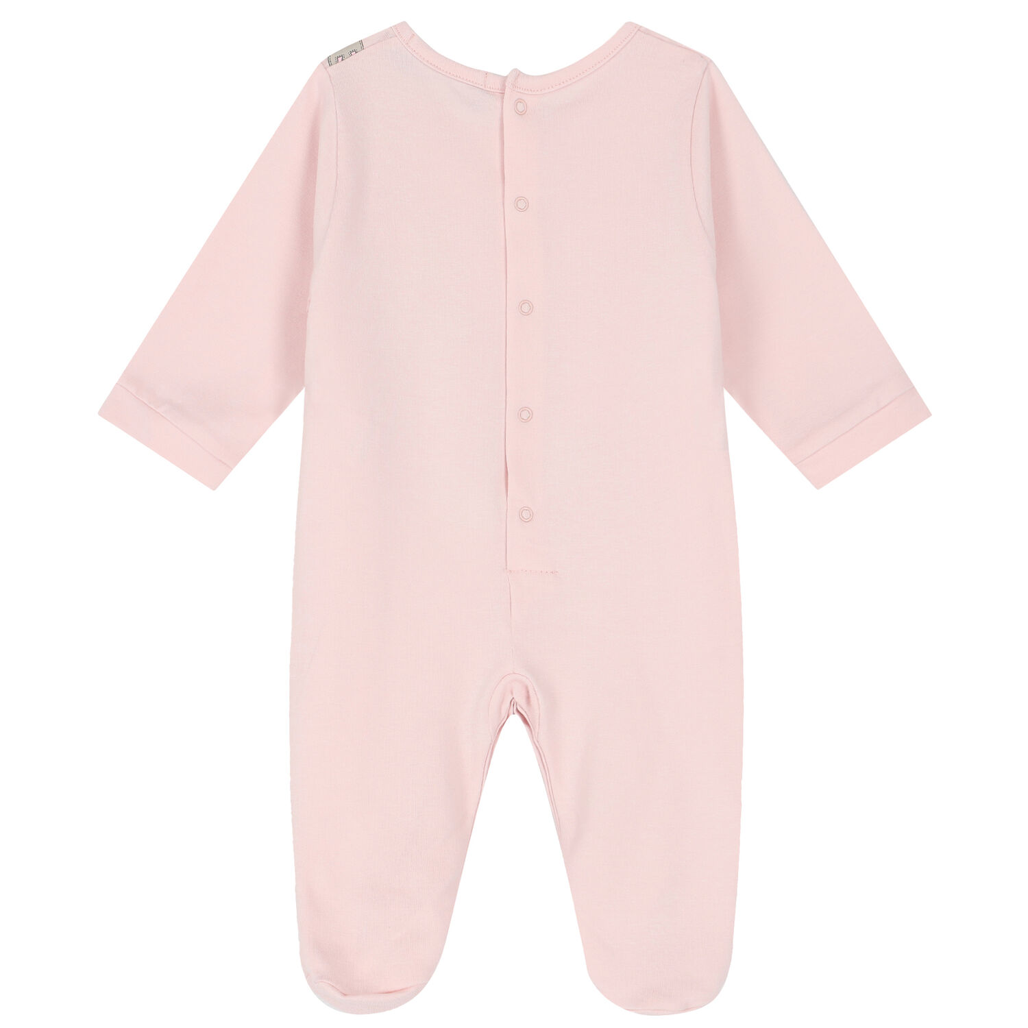 Baby Girls Pink Logo Bag Babygrow, 1, hi-res