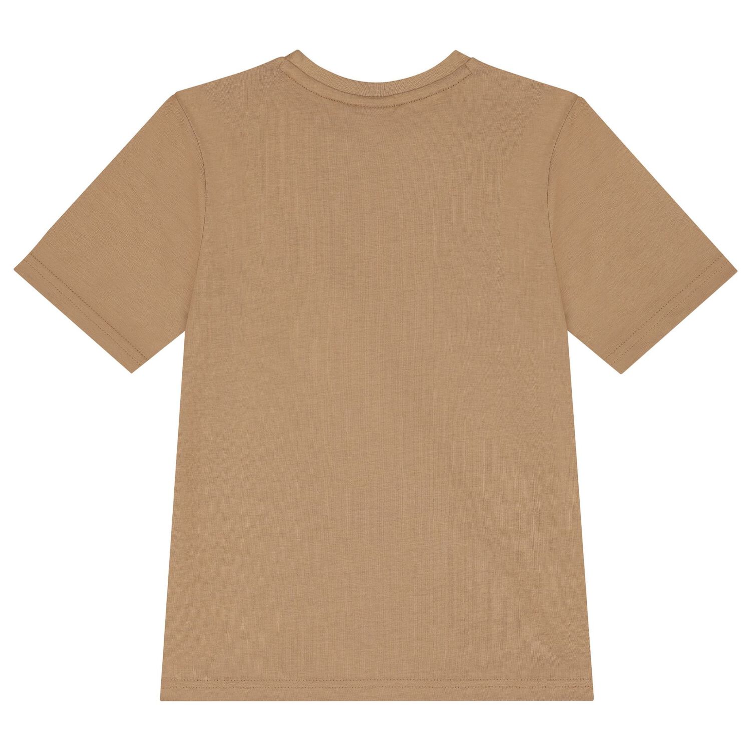 Boys Beige Logo T-Shirt, 3, hi-res