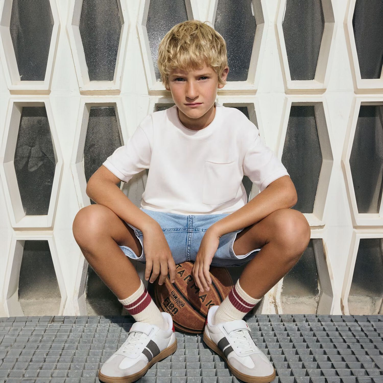 Boys Ivory T-Shirt, 1, hi-res