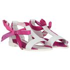 Girls Pink & Purple Sandals, 1, hi-res