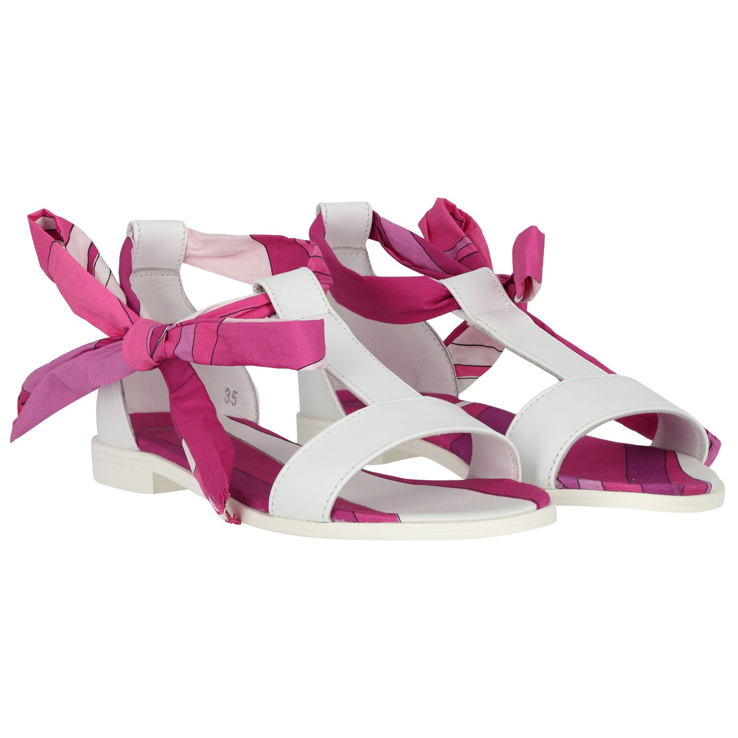 Girls Pink & Purple Sandals, 1, hi-res