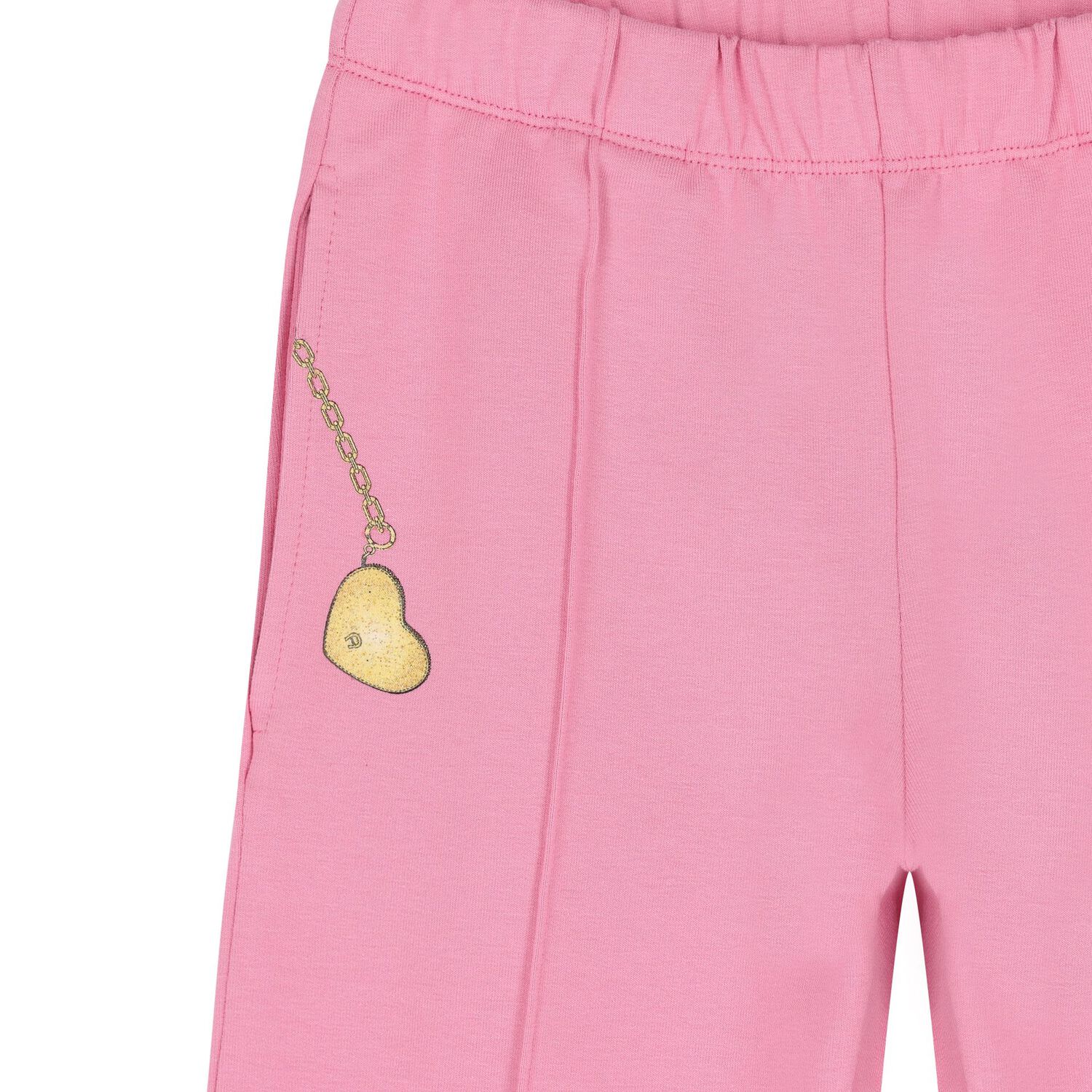 Girls Pink Logo Trousers, 1, hi-res