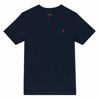 Boys Navy Logo T-Shirt