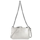Girls Silver Studded Handbag, 1, hi-res