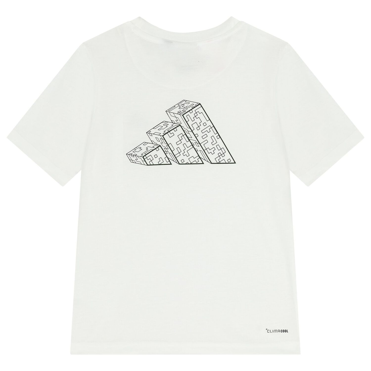 Boys White Minecraft Logo T-Shirt, 1, hi-res