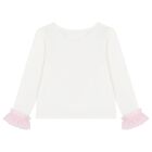 Girls Ivory & Pink Fairy Tale Castle Skirt Set , 1, hi-res