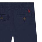 Baby Boys Navy Logo Trousers, 1, hi-res