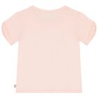Girls Pink Butterfly Sequin T-Shirt, 1, hi-res