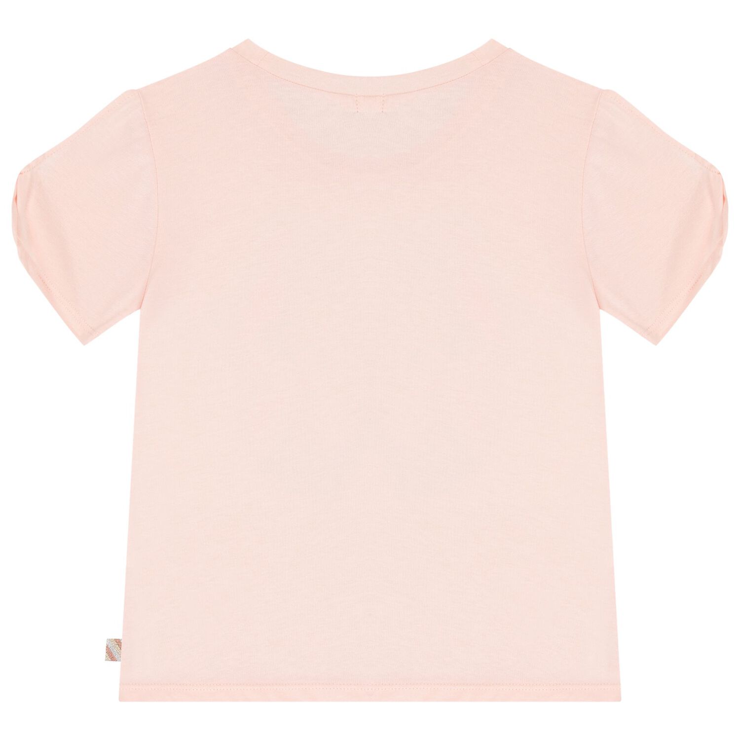 Girls Pink Butterfly Sequin T-Shirt, 1, hi-res