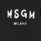 Black Logo Younger Long Sleeve Top, 2, hi-res