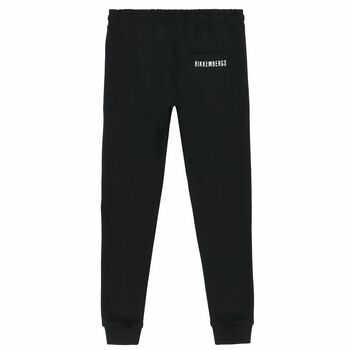 Boys Black Logo Joggers