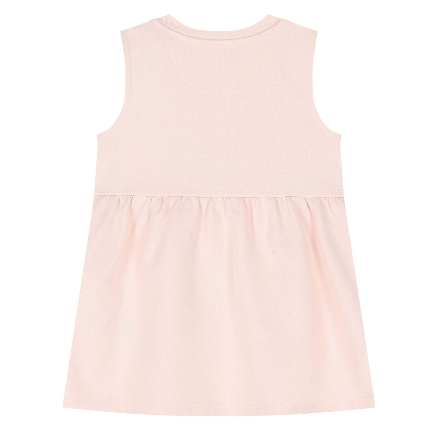 Younger Girls Pink Jersey Dress, 1, hi-res