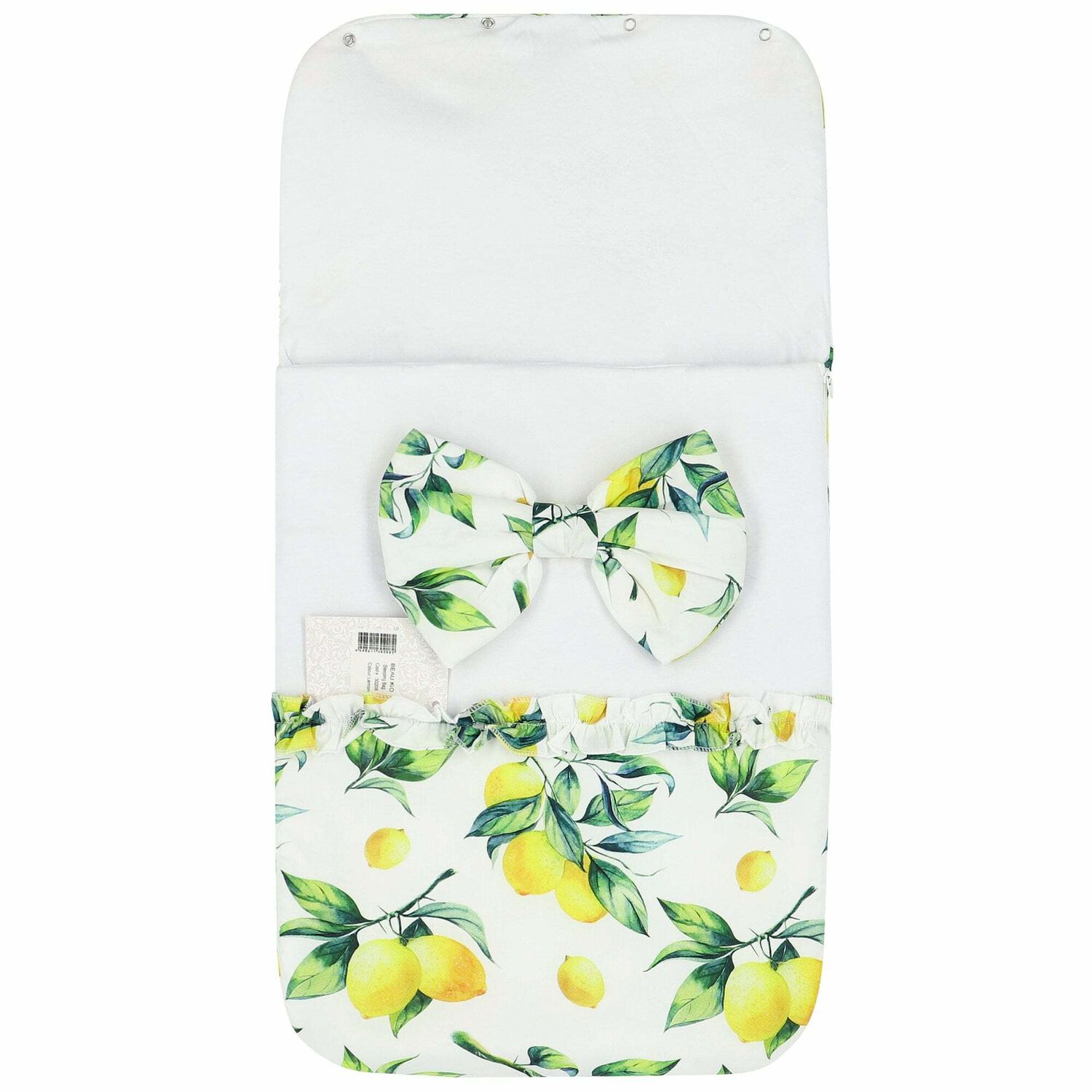 Baby Girls White Lemon Baby Nest, 1, hi-res image number null