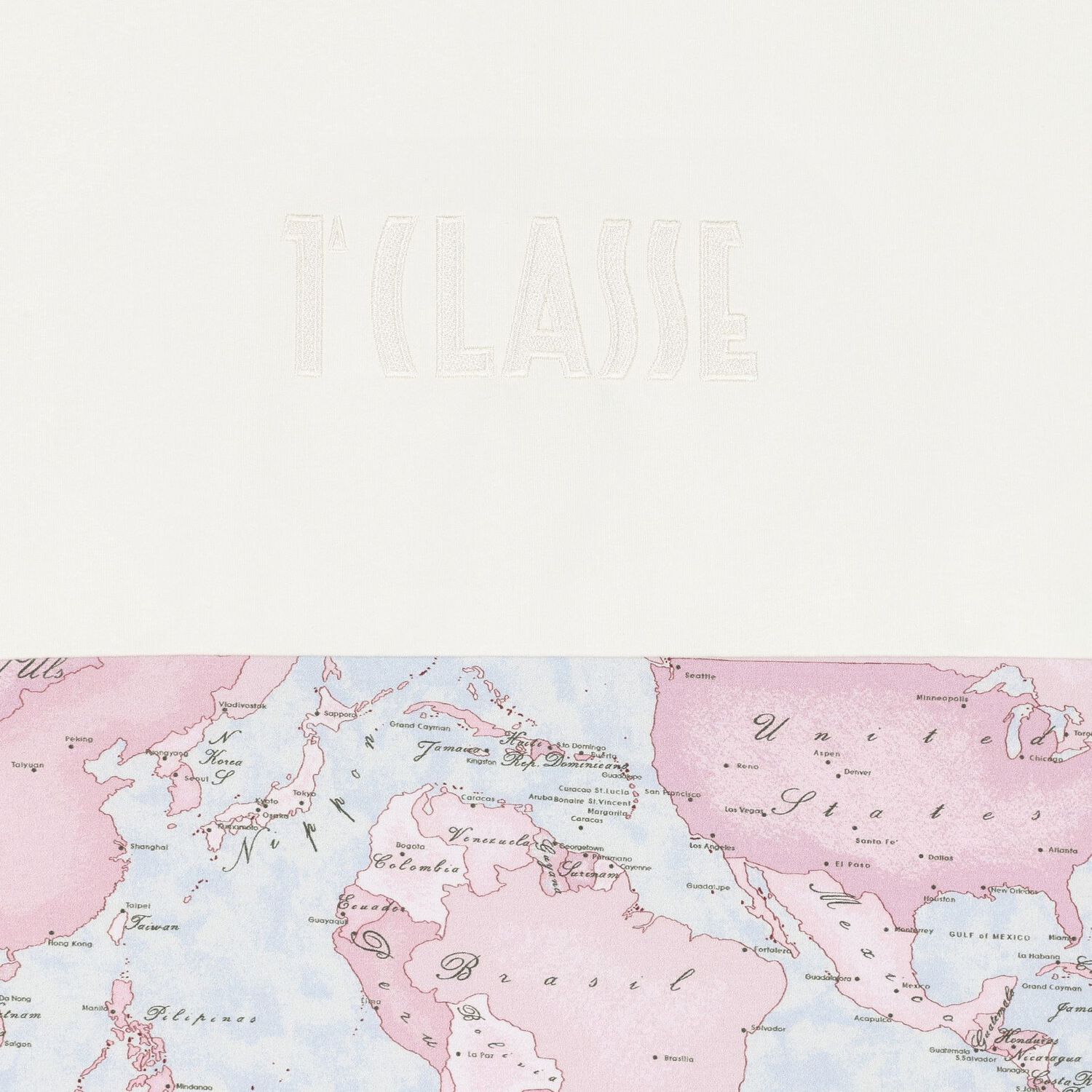 Baby Girls Pink & Blue Geo Map Babygrow Gift Set, 2, hi-res