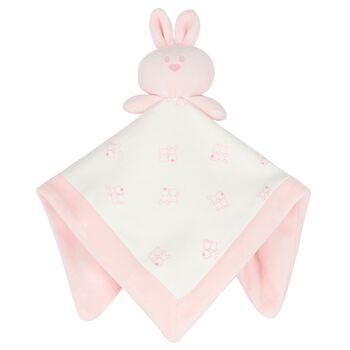 Baby Girls Pink Bunny Comforter