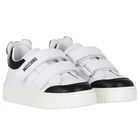 Black & White Teddy Bear Trainers, 1, hi-res