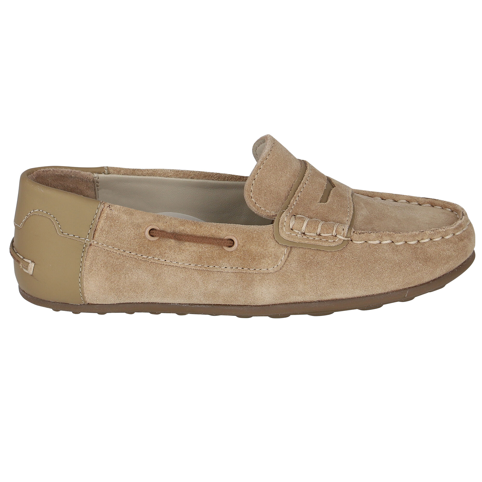 Boys tan shop suede loafers