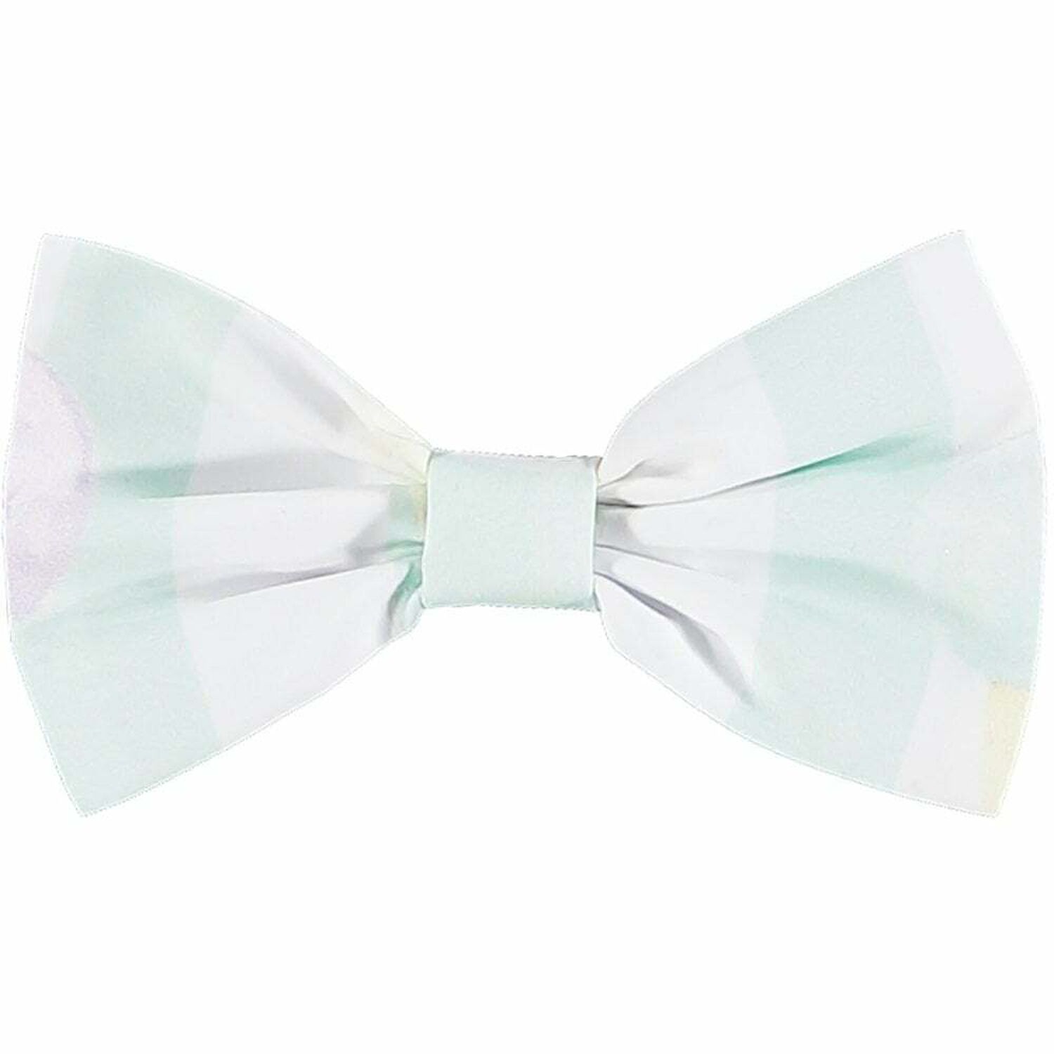 Girls White & Green Hairbow, 1, hi-res image number null
