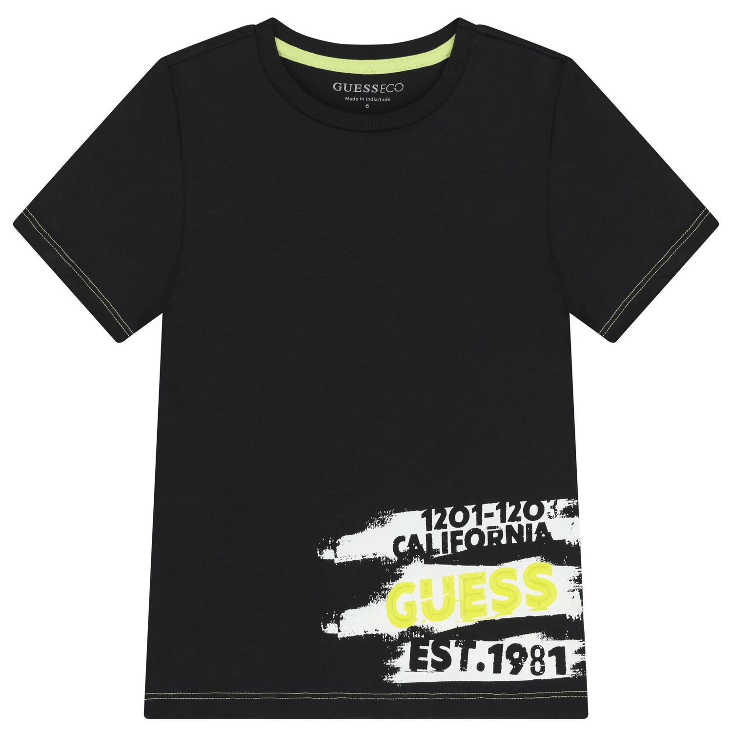 Boys Black Logo T-Shirt, 1, hi-res