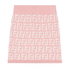 Girls Pink FF Logo Skirt, 1, hi-res