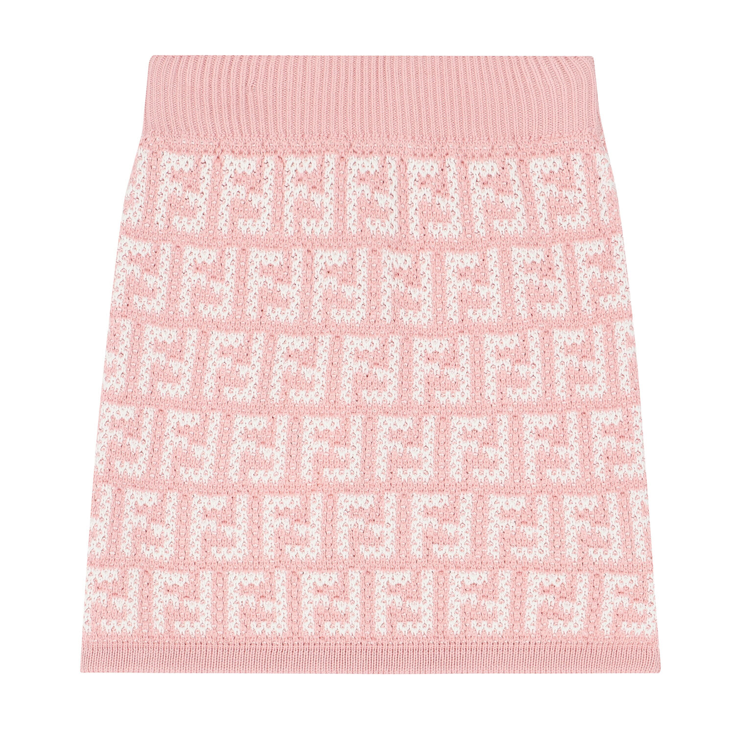 Girls Pink FF Logo Skirt, 1, hi-res