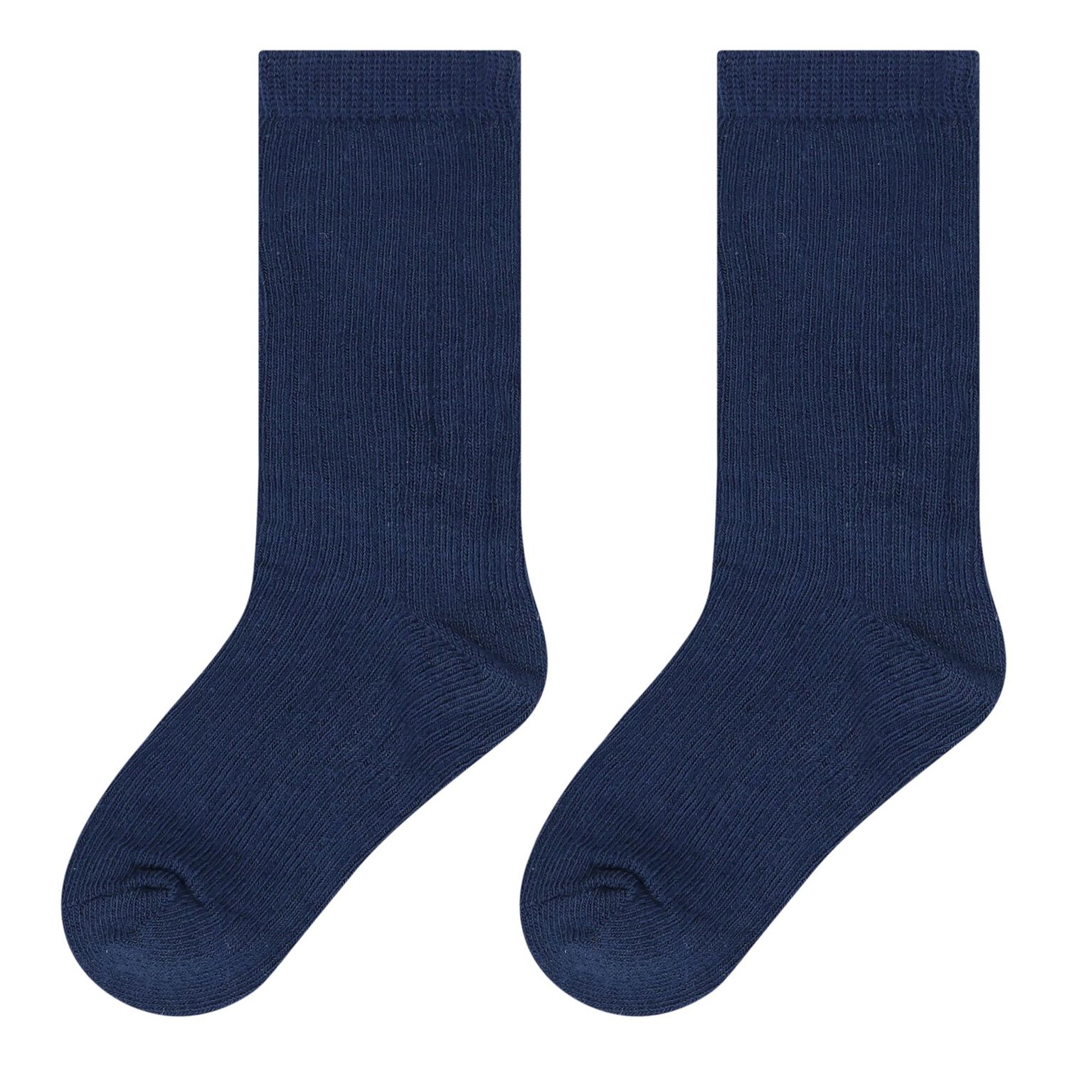 Baby Boys Blue & White Socks (6 Pack), 1, hi-res