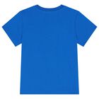 Blue Teddy Bear Logo Shorts Set, 1, hi-res