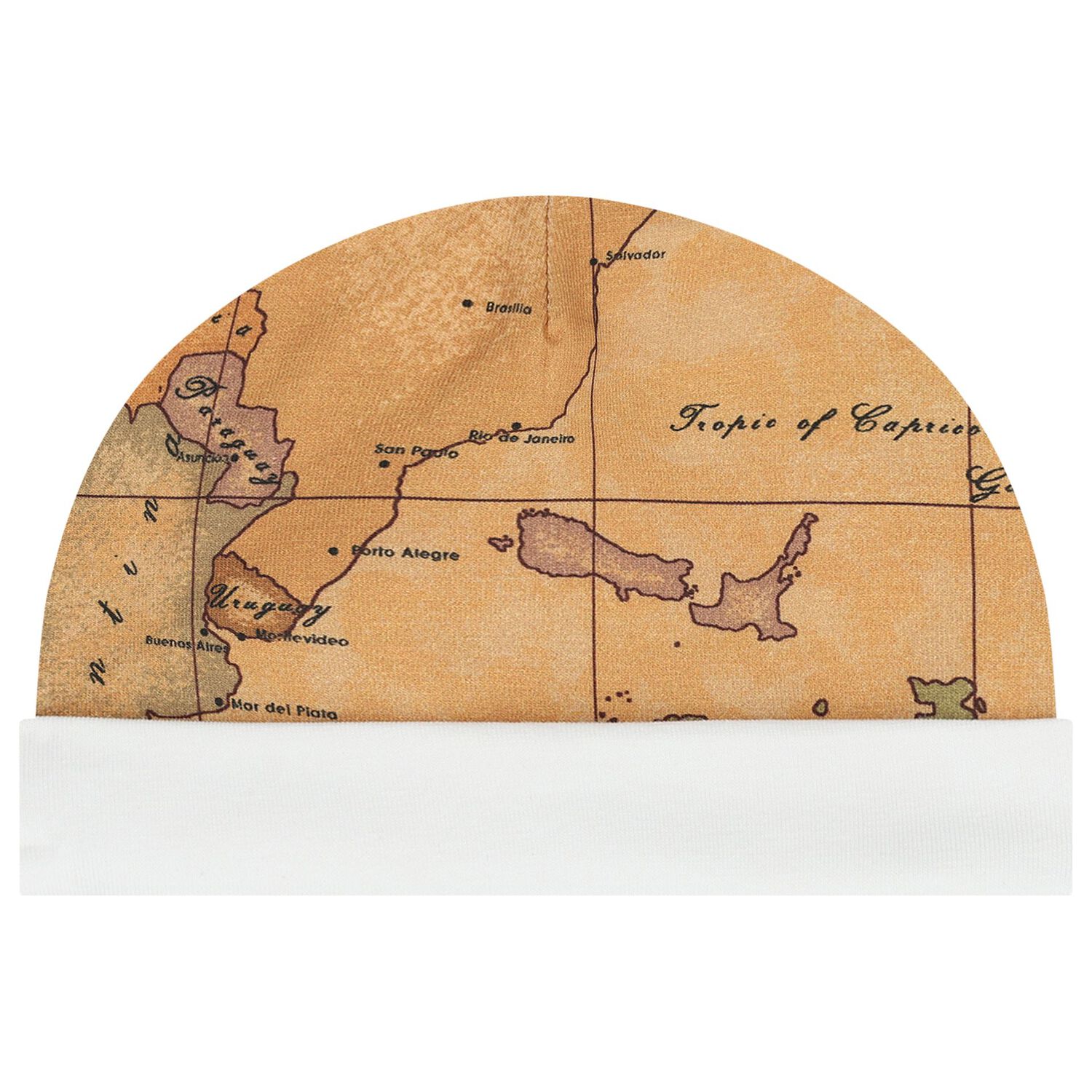 White & Beige Geo Map Babygrow Gift Set , 1, hi-res