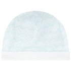 Baby Boys Blue & White Zig Zag Logo Babygrow Gift Set, 1, hi-res