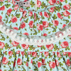Girls Blue & Pink Roses Dress, 1, hi-res