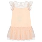 Girls Pink Logo Bag Dress, 1, hi-res