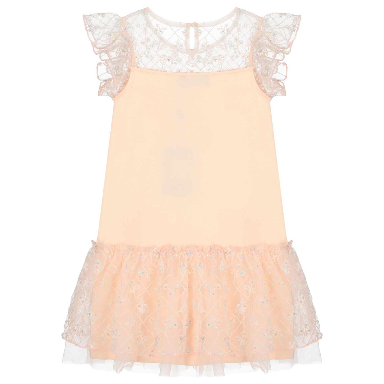 Girls Pink Logo Bag Dress, 1, hi-res