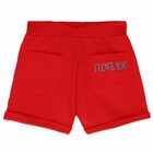 Girls Red Shorts, 1, hi-res