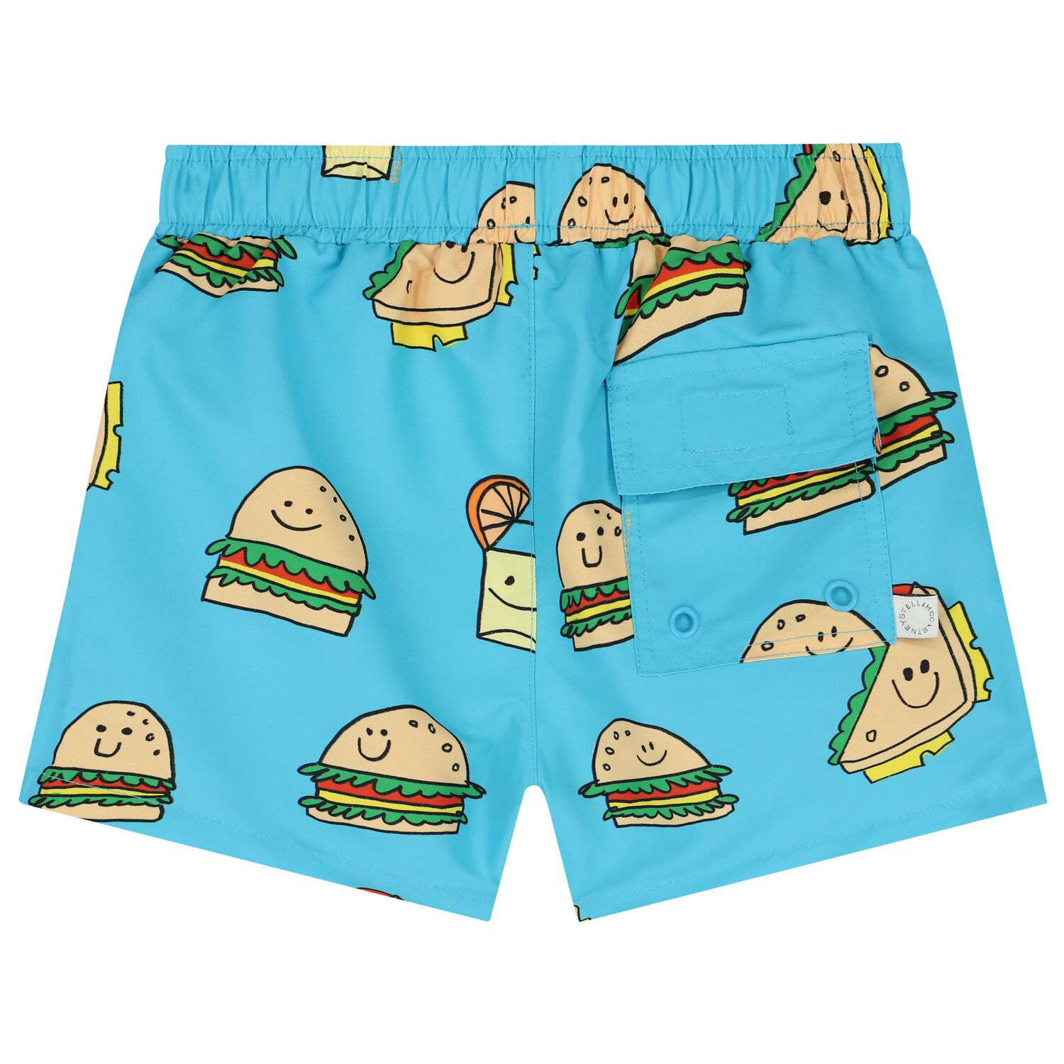Younger Boys Blue Swim Shorts, 1, hi-res image number null