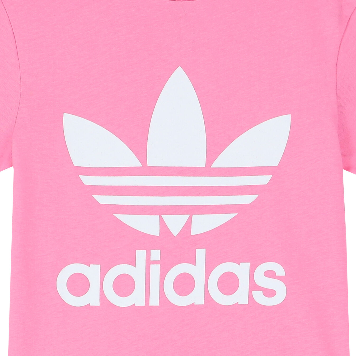Girls Pink Trefoil Logo T-Shirt, 4, hi-res