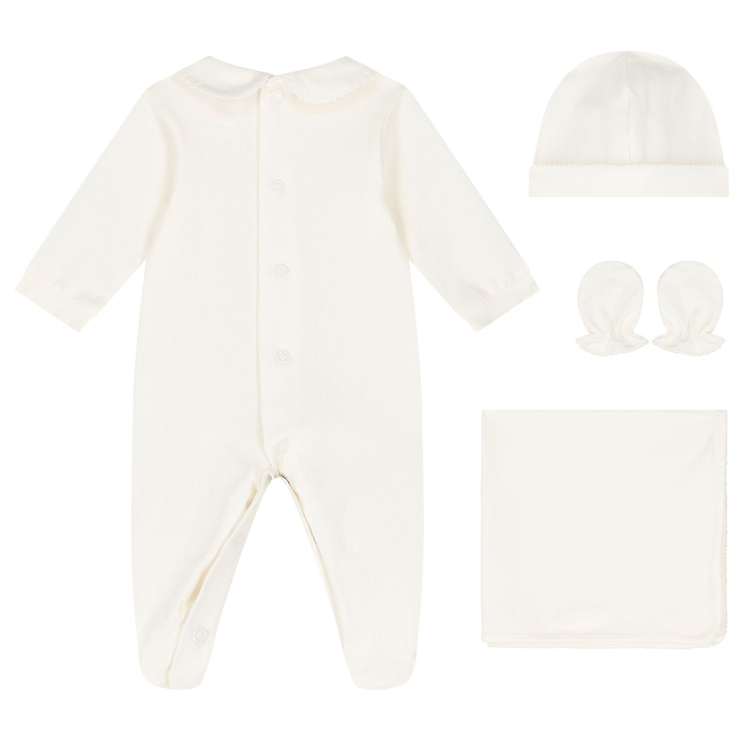 Ivory Teddy Bear Babygrow Gift Set, 2, hi-res image number null