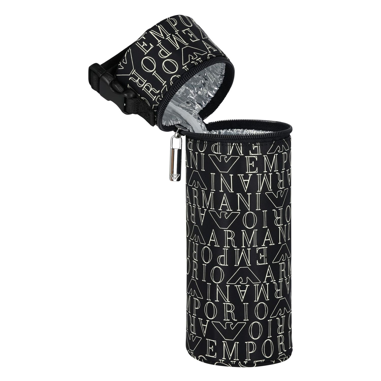 Navy Blue & White Logo Baby Changing Bag, 1, hi-res