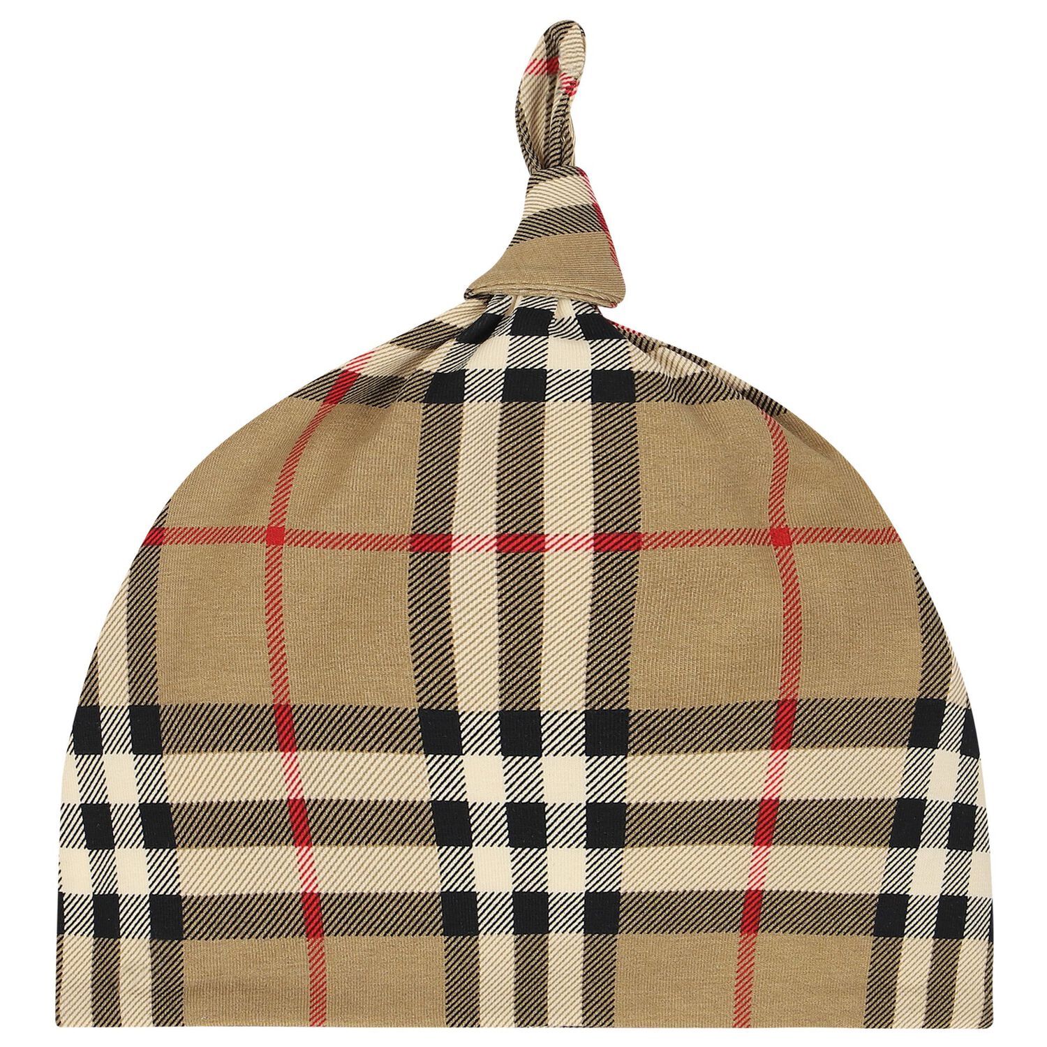 Beige Check Romper Gift Set, 1, hi-res