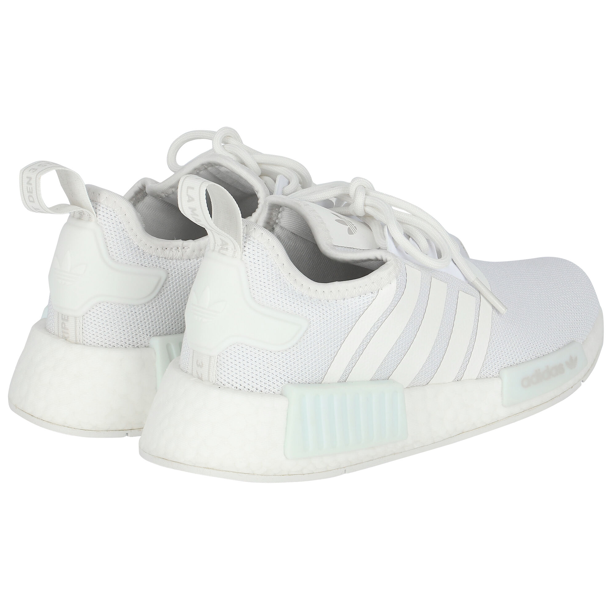 Adidas Kids White NMD R1 J Trainers Junior Couture UK