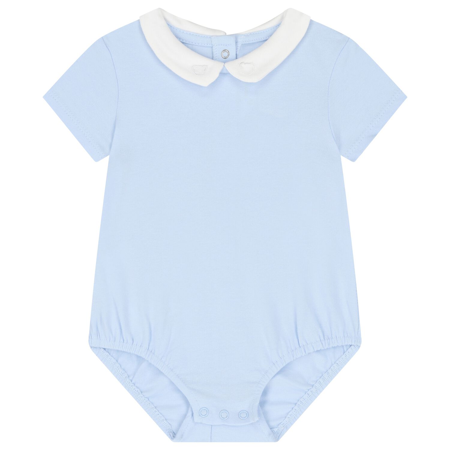Baby Boys Blue Bodysuit, 1, hi-res