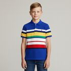 Boys Multi-Coloured Logo Polo Shirt, 1, hi-res
