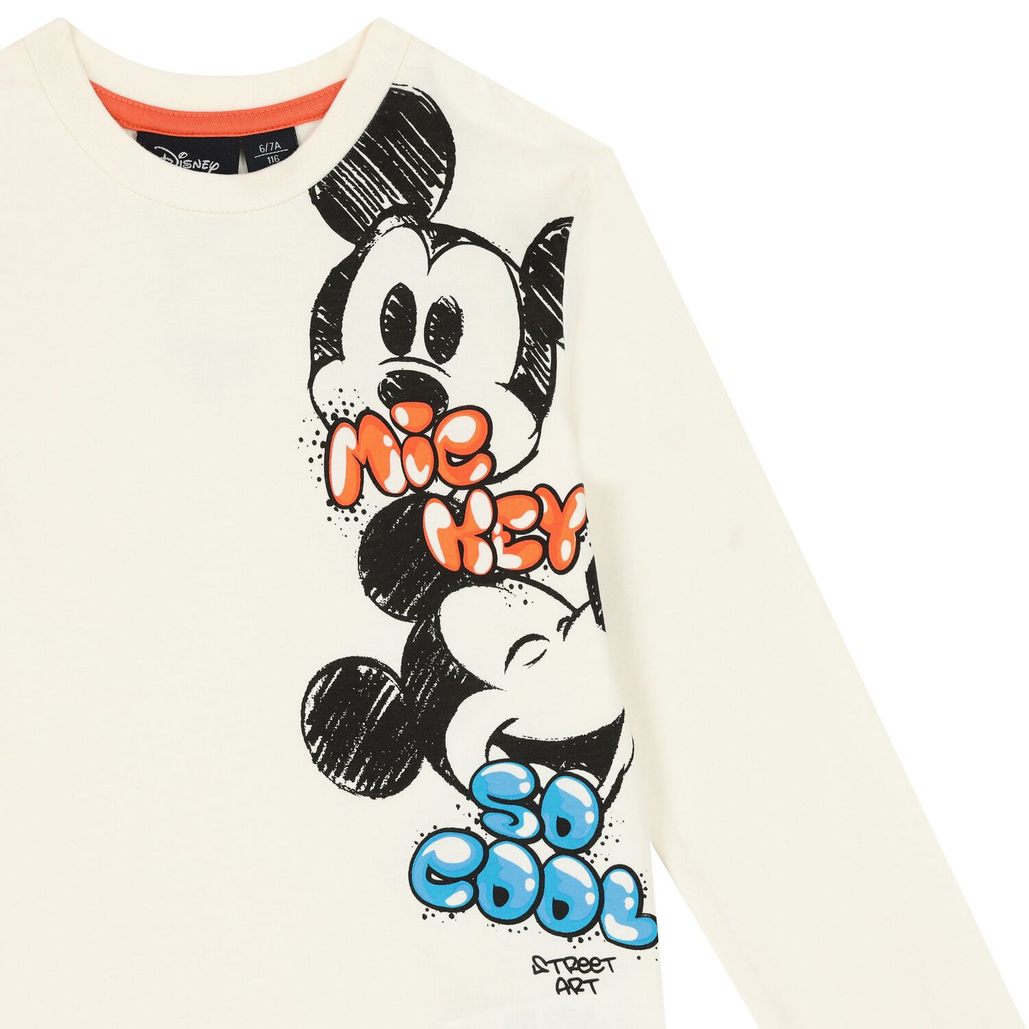 Boys Ivory Disney Long Sleeve Top, 1, hi-res