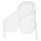 Baby Girls White & Pink Floral Nest, 1, hi-res