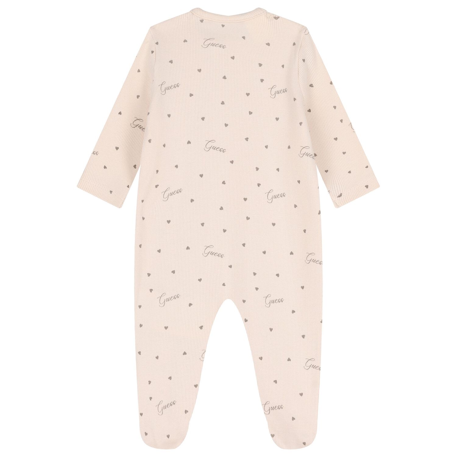 Baby Girls Beige Heart Babygrow Gift Set, 2, hi-res image number null