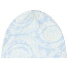 Baby Boys Blue & Ivory Barocco Babygrow Gift Set, 3, hi-res